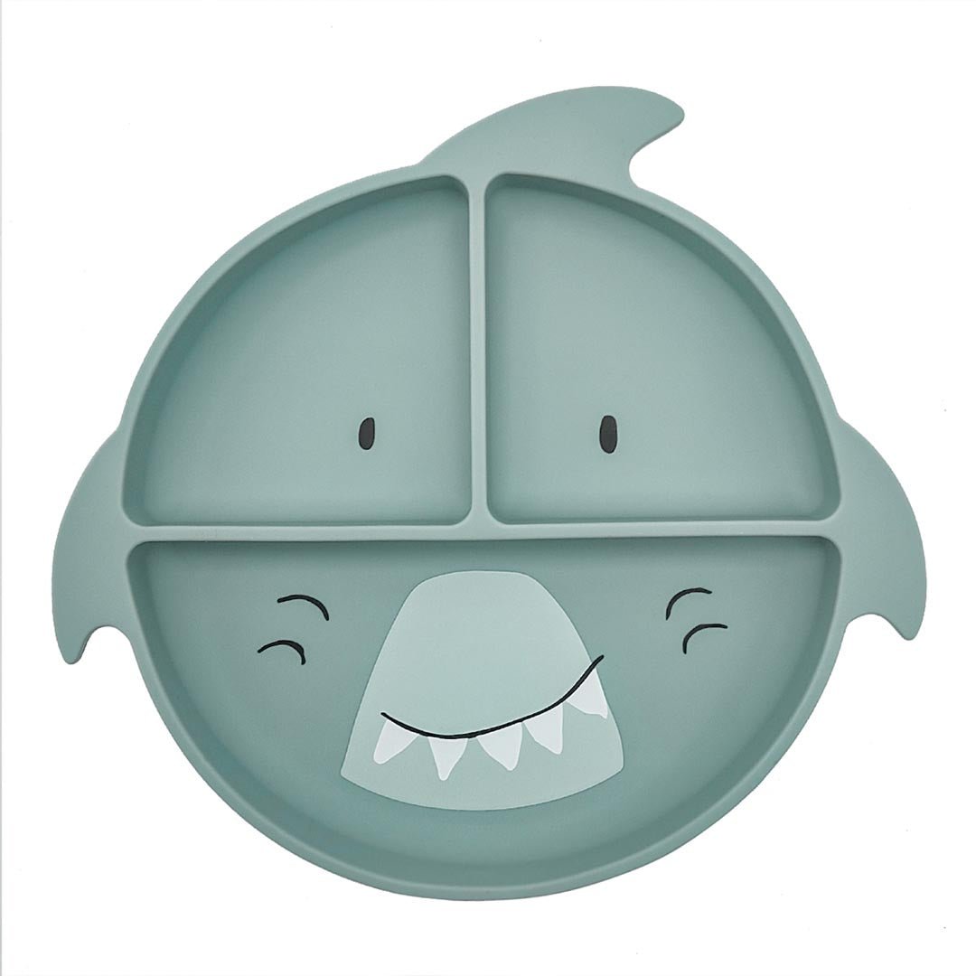Plato infantil silicona Shark Trixie - Nanetes